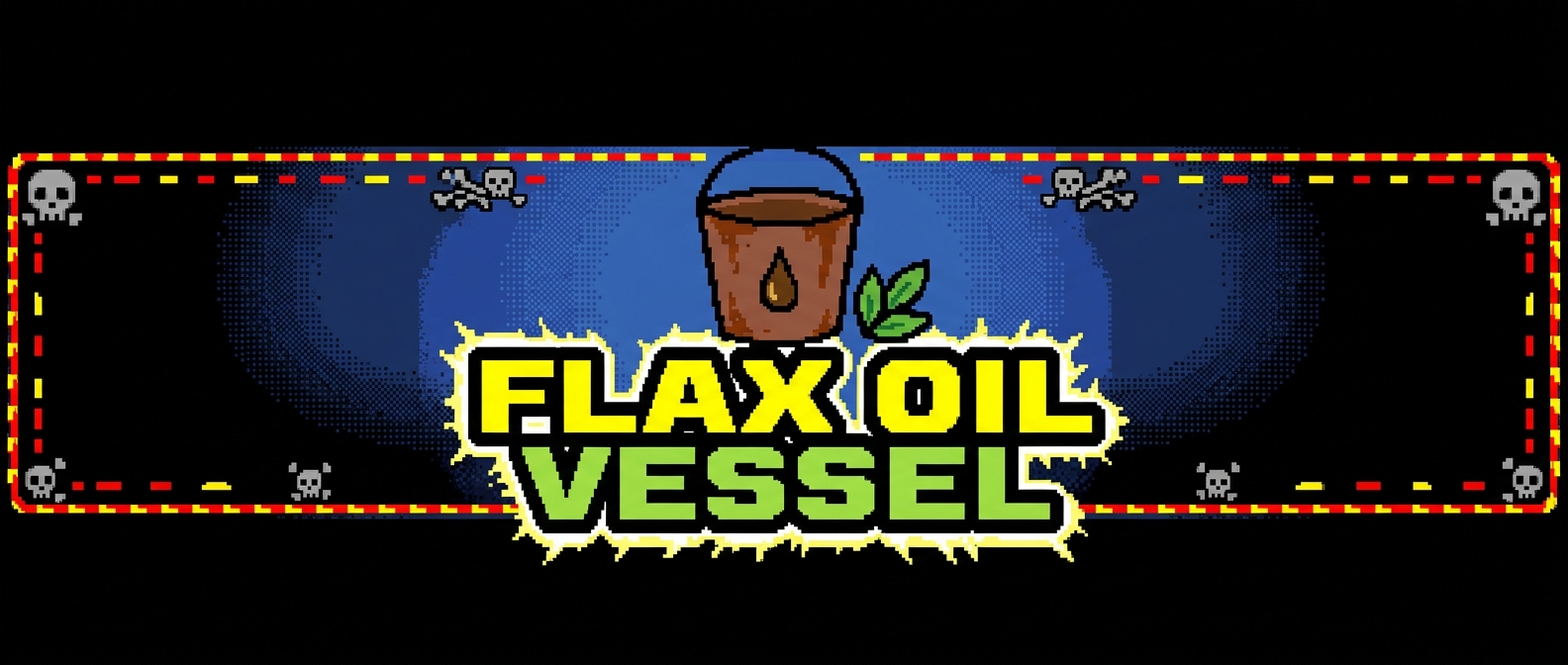 Flax Seed Vessel Flax Seed Vessel